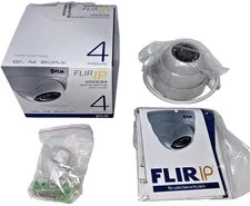 Flir IP N243VW4 Quad HD WDR Fixed Vandal Dome Camera 4MP 100° FOV PoE - UNTESTED