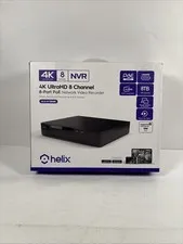 Helix 4K 8CH AI NVR (8-Port PoE), Smart NVR, Human Detection