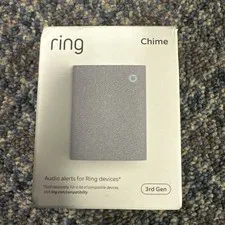 Ring Chime 3rd Gen Enhanced Audio Real-Time Alerts Home Security NEW In Box