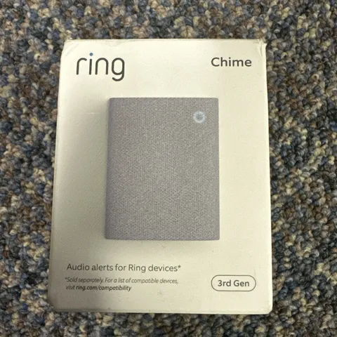 Ring Chime 3rd Gen Enhanced Audio Real-Time Alerts Home Security NEW In Box