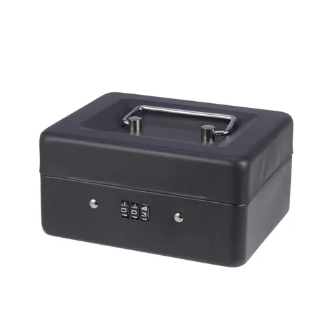 Cash Box Safety Box Small Cash Store Cashier Box with Combination Lock