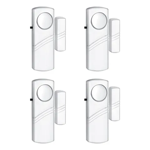 Security alarm for doors and windows 4 pieces, anti-theft alarm for7108