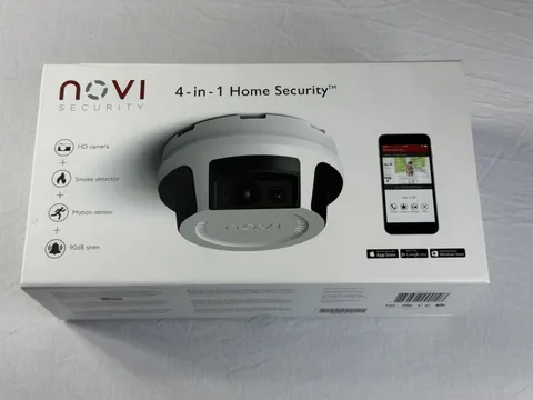 Novi Security 4-in-1 Home Security System Kit Smoke Siren / Open Box