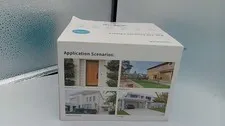 SEHMUA Wireless Solar Security Camera White 2K Pan Tilt