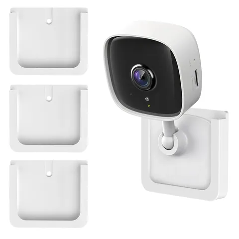 3 Pack Adhesive Wall Mount Bracket Stand for Tapo C100, C110 Camera  Strong V...