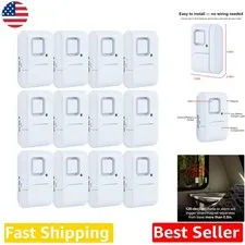 Window Door Alarms 12pk - Loud 120dB, Smart Home Compatible, Easy Install