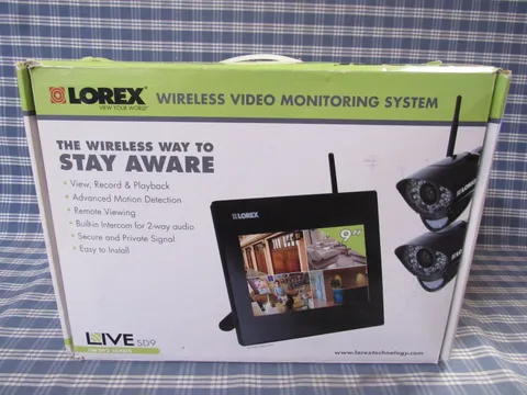 Lorex Live SD9 Wireless Digital Security System (No Power Adapters) FREE SHIPPIN