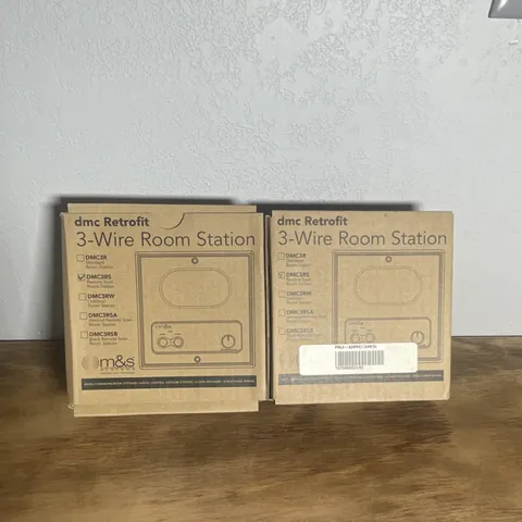 M&S Systems DMC3RS 3-Wire Room Station & Box for DMC Intercom System
