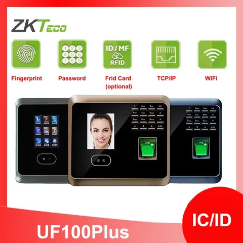 ZKTeco UF100 Plus WiFi Fingerprint Time Attendance Machine Time Clock Attendance