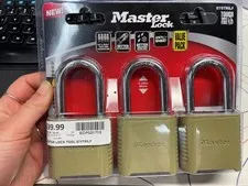NEW-MASTER LOCK 875TRILF 3 PACK (ECP021713)