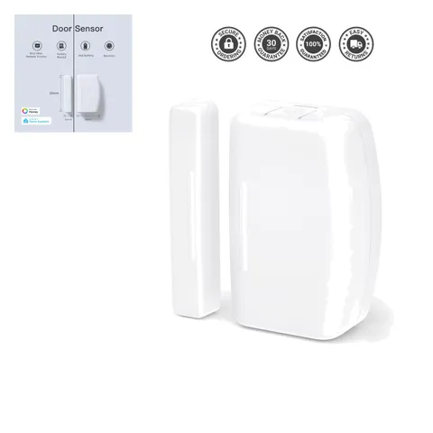 Easy-Install Zigbee Door & Window Sensor - 2- Battery Life, Smart Automation