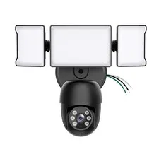 Floodlight Camera Outdoor，5500LM Motion Sensor Light with Camera，2K HD Home S...