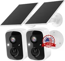Camaras De Seguridad Para Exterior 1080P HD Wifi Inalambrica Con Vision Nocturna