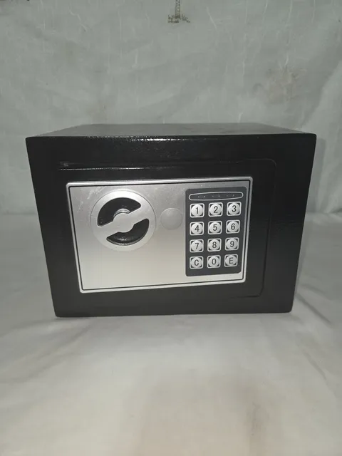 Small Black Digital Safe Box Keypad Lock For Home/Office/Hotel (See Description 