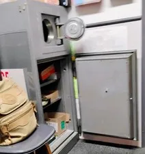 Large double door vault safe H 4' 6.5" x W 2' 2" x D 2' 4"