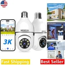 Outdoor Security Camera 3K HD - 5G WiFi, Two-Way Talk, Motion Alarm
