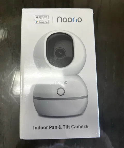 Noorio Indoor PTZ Pan/Tilt 2K Wi-Fi Camera, Motion/Night Vision, 2-Way, White
