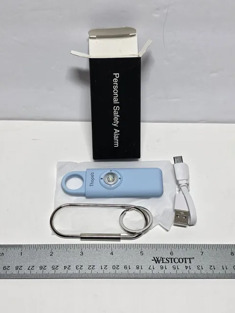 The Original Thopeb® Personal Safety Alarm for Women W/strobe Light - Light Blue