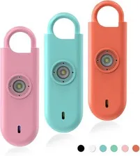 Personal Safety Alarm for Women, 140dB, 3 Pack