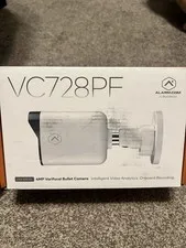 Alarm.com VC728PF Pro Series 4MP Varifocal Bullet Security Camera White