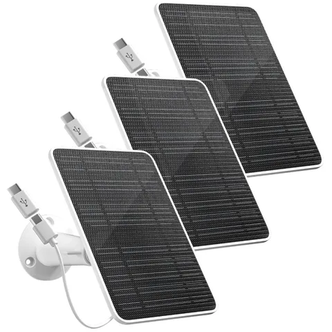 Solar Panels for Eufy Security Cameras, 3 Pack