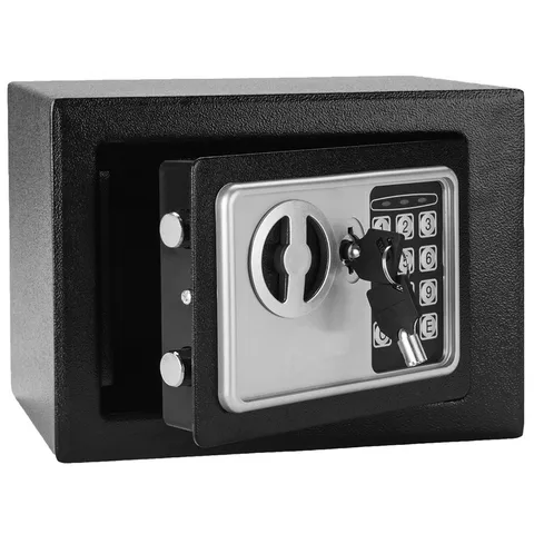 Safe Digital Electronic Key Pad Lock Cash Box Home Security Heavy Duty Iron