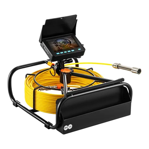 30M Sewer Camera w/ 11cm TFT LCD, IP68, 8500mAh Battery