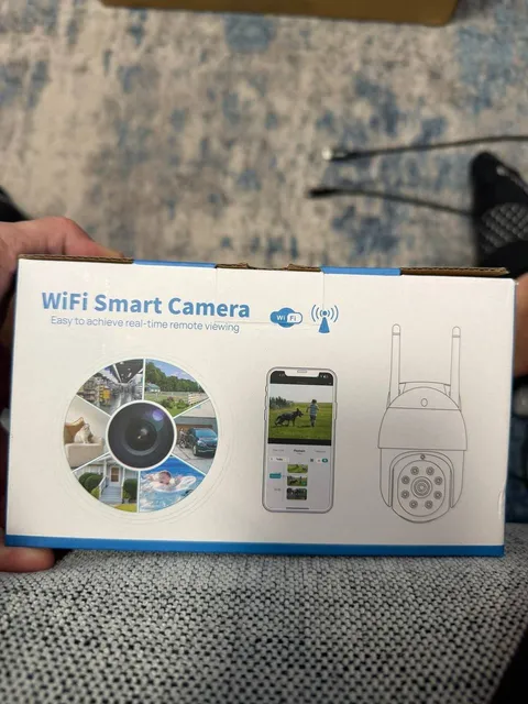 Hiseeu WiFi Smart Camera 4K 8MP IP66 Plug-In Security Camera