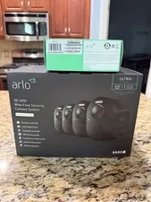 Arlo 4K Security Cameras & Wired Doorbell