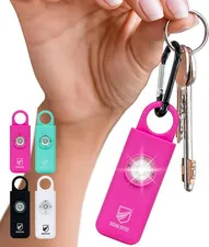 ® Siren Self-Defense Alarm - 130 Db Keychain Alarm with LED Strobe Light for Wom