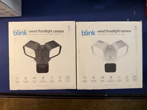 Blink Wired Floodlight Camera - White Or Black