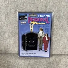 Personal Safety Loud Alarm Keychain, Bright LED Light, Self Defense Siren