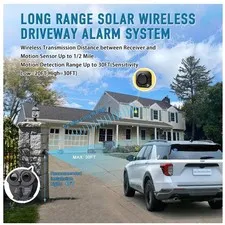 Wireless Outdoor Motion Detector System