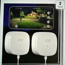 3K No Drill Window Camera, 2Pack Indoor Window Security Cameras with Color Night