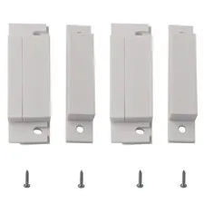 AUXBC 2 Sets Wired Door Window Sensor, NC Magnetic Reed Switch Surface Mount ...