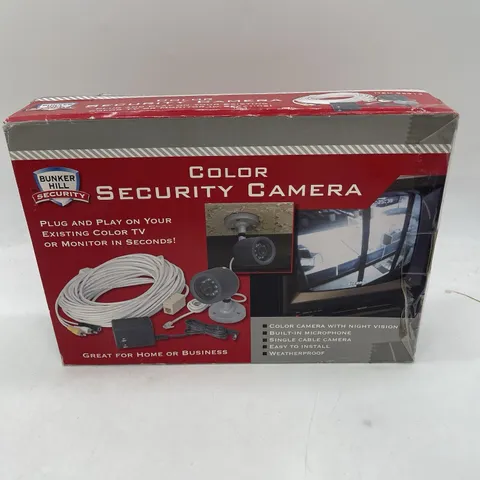 Bunker Hill Color Security Camera w/Night Vision & Microphone Weatherproof 95914