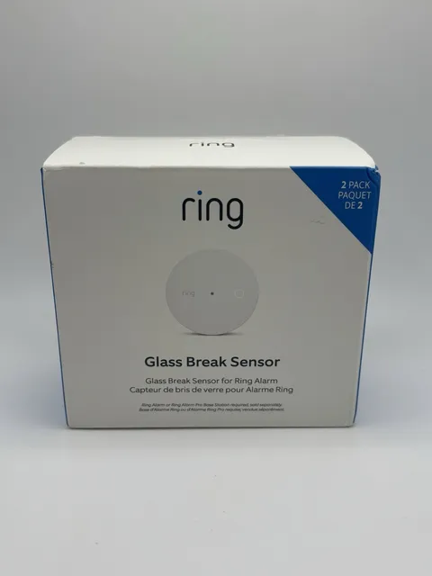 Ring Alarm Glass Break Sensor 2-Pack 4AG1S1-0EN0 New