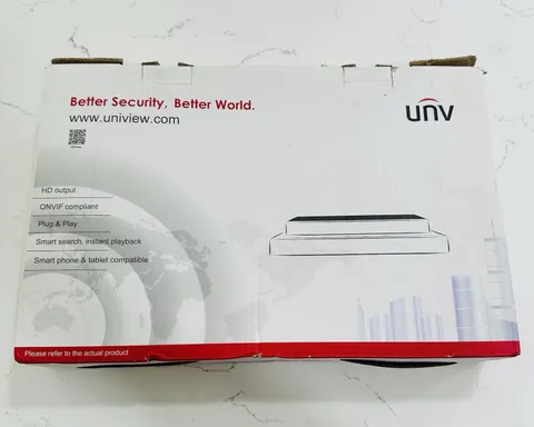 UNV NVR301-16S3 16CH 4K IP Network Video Recorder ONVIF Plug & Play No HDD