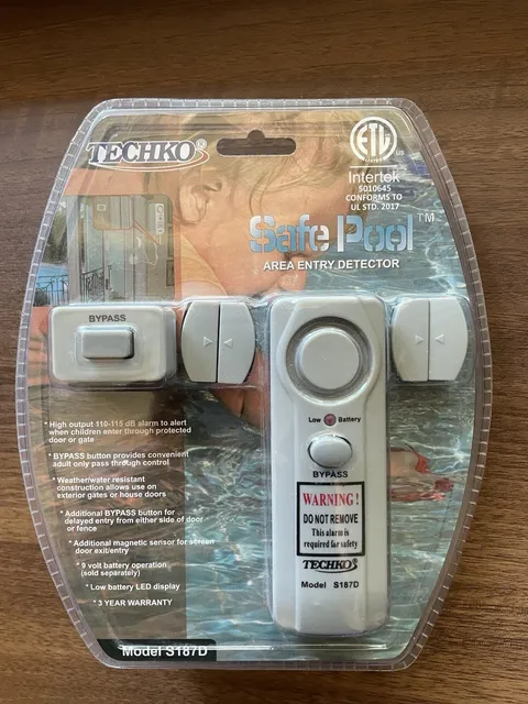 Door Alarm- Safe Pool Area Entry Detector by Techko
