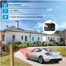 Weatherproof Driveway Alert with Rechargeable Battery