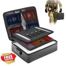 kanhiro Fireproof Document Box 14.37in x 10.63