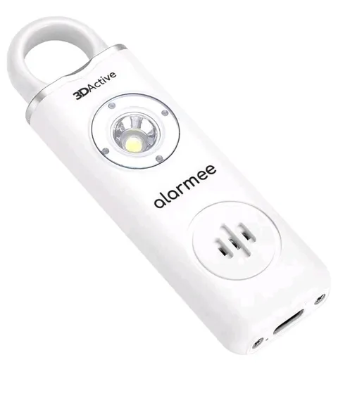 3DActive Alarmee Rechargeable Personal Safety Alarm Security Emergency SOS Light
