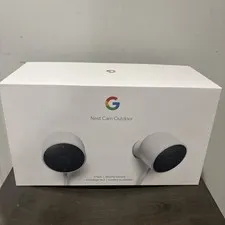 Google NC2400ES Nest Cam Outdoor Security Camera - 2 Pack