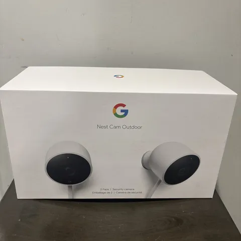 Google NC2400ES Nest Cam Outdoor Security Camera - 2 Pack