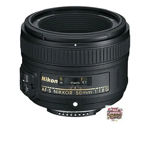 Nikon AF-S NIKKOR 50mm f/1.8G prime lens (full-frame compatible)