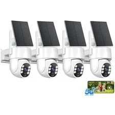2K Security Camera System, 5GHz&2.4GHz WiFi Solar