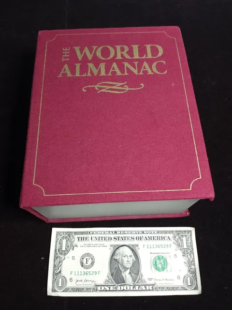 3 Digit Combination Lock Book Safe,  The World Almanac