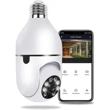 WiFi IP Camera With E27 Mount 2MP HD 1080P With Smartphone App