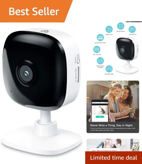 Kasa Night Vision Security Camera - Real-Time Alerts & Smart Home Integration