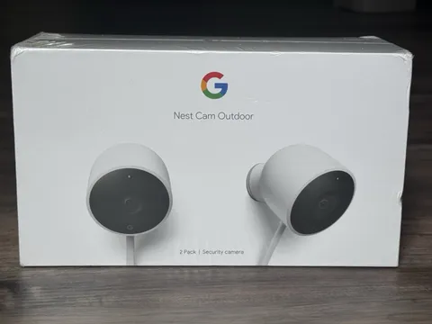 New NIB Sealed Google Nest Cam Outdoor Security Camera 2Pack NC2400ES 1080p HD